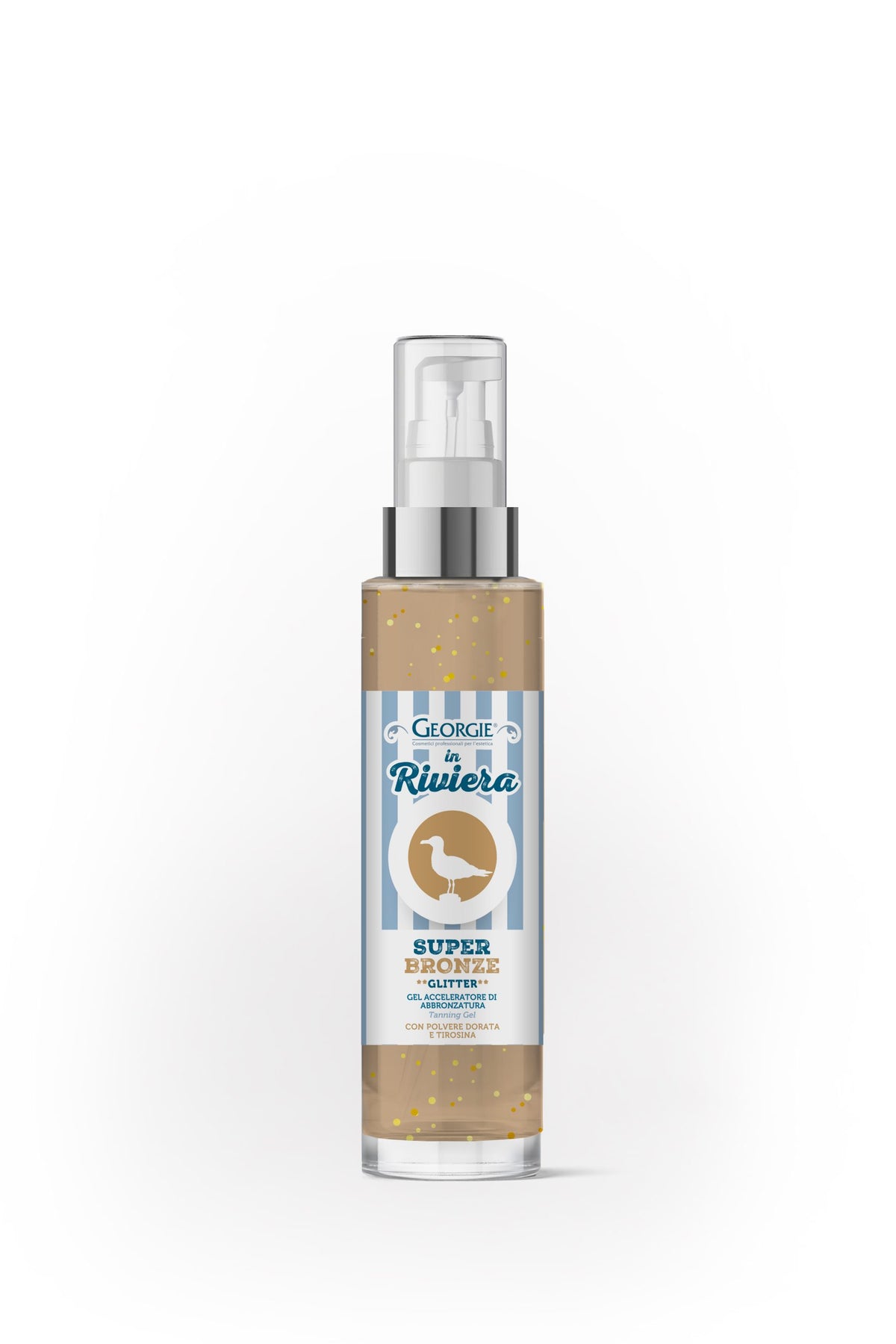 GEL ACCELERATORE CON POLVERE DORATA 150ML