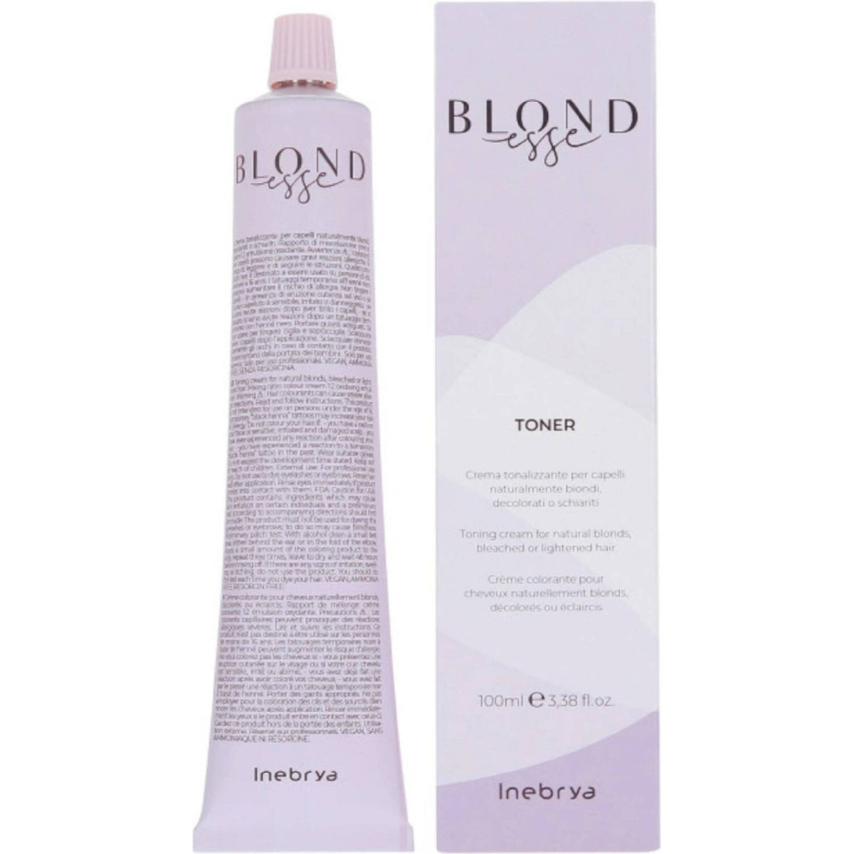 INEBRYA Blondesse Translucent Crema Tonalizzante per Capelli Naturalmente Biondi, Decolorati o Schiariti 100 ml