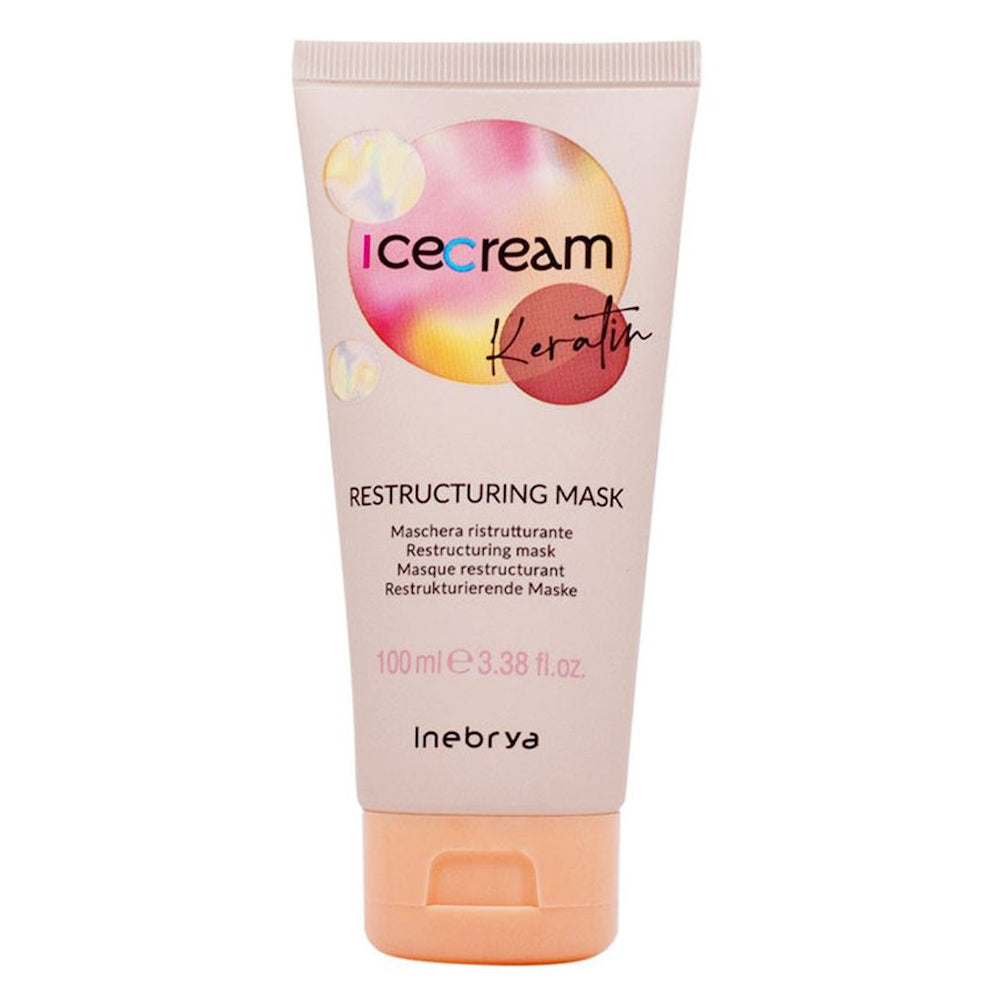 Inebrya Ice Cream Keratin Maschera Ristrutturante alla Cheratina 100 ml