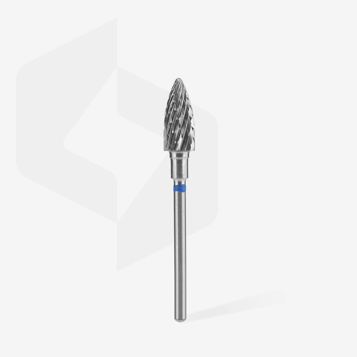 Staleks Punta fresa a forma di pigna in metallo duro, blu EXPERT, diametro 6 mm / parte lavorante 14 mm