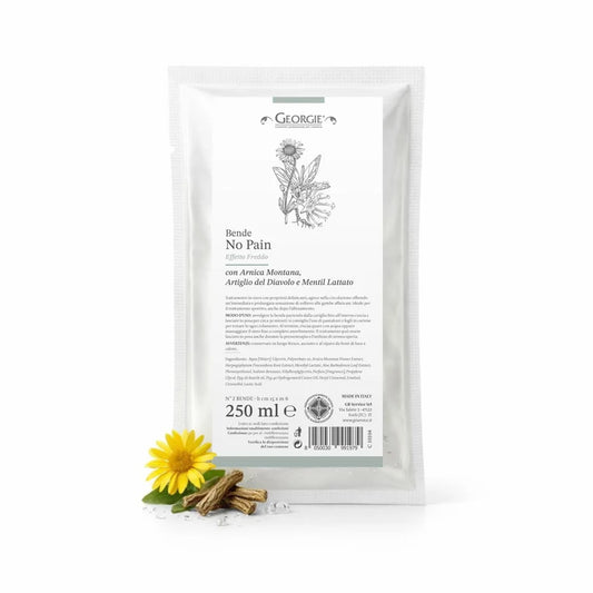 No Pain Bende Defaticanti Imbibite 15 cm x 6 mt – 2 Pz | Georgie