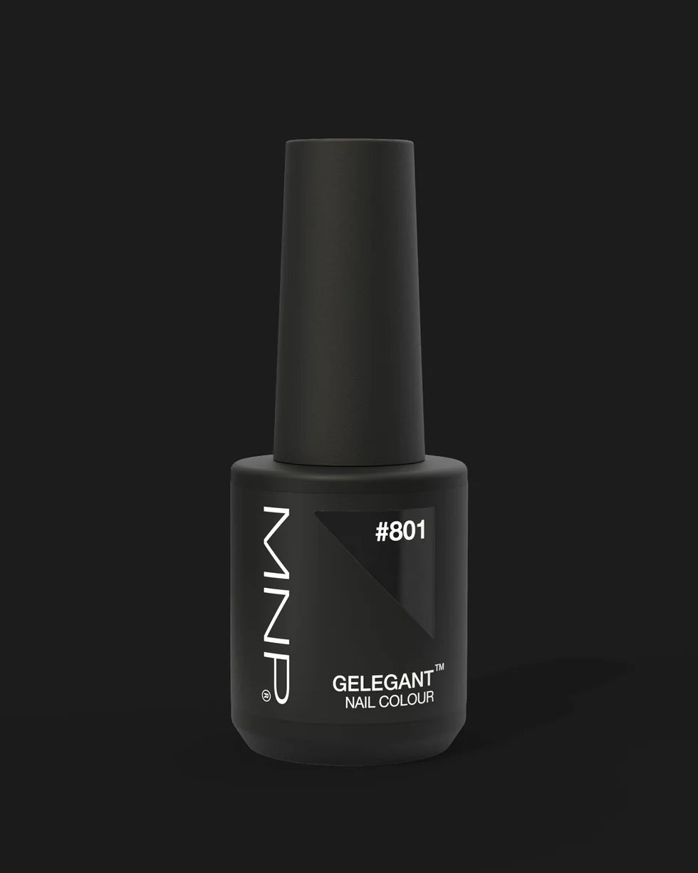 MNP Gelegant Gel Polish 8ml 801 - Black Out
