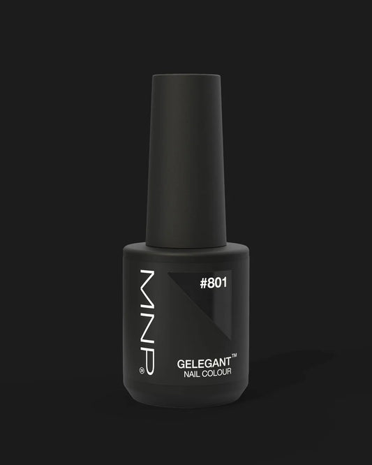 MNP Gelegant Gel Polish 8ml 801 - Black Out