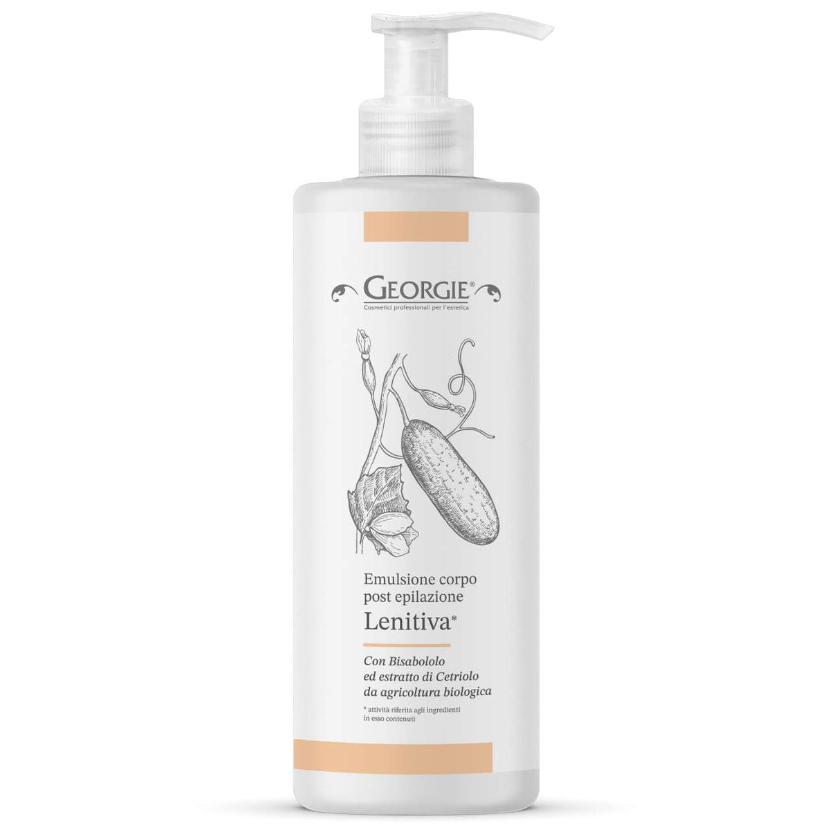 Emulsione post epilazione Lenitiva con Bisabololo ed estratto di Cetriolo da agricoltura biologica