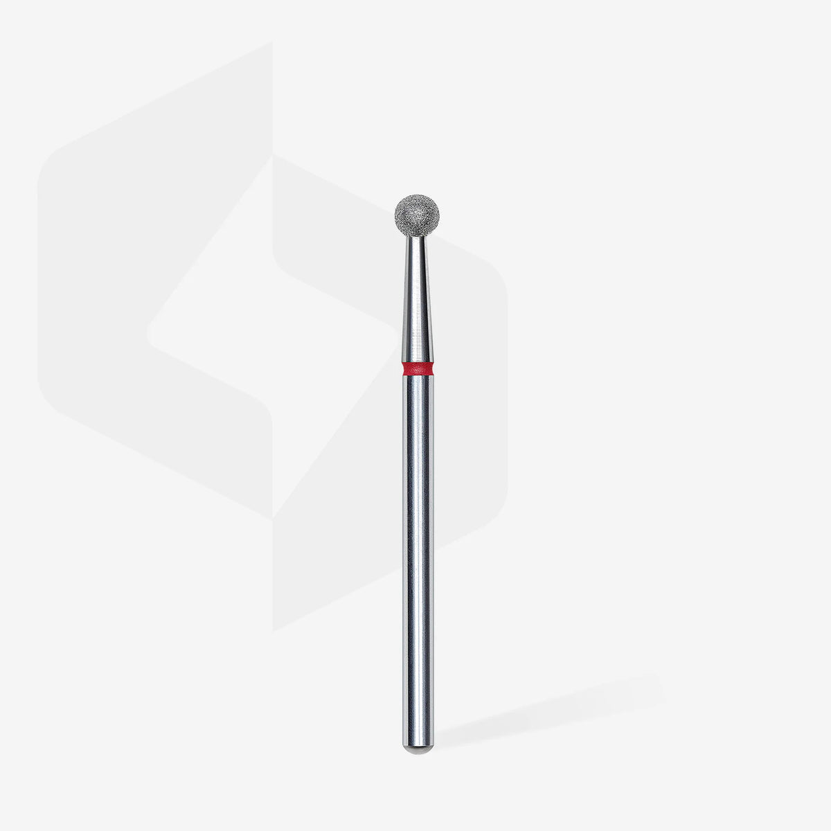 Staleks Punta diamantata a sfera, rosso, diametro punta 3.5 mm