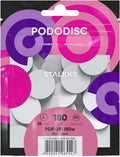Staleks Ricambi per disco per pedicure PODODISC STALEKS PRO L, grana 180 (50 pz.), colore bianco