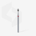 Staleks  Punta diamantata per unghie rosso oliva EXPERT diametro 2,5 mm / parte operativa 5 mm