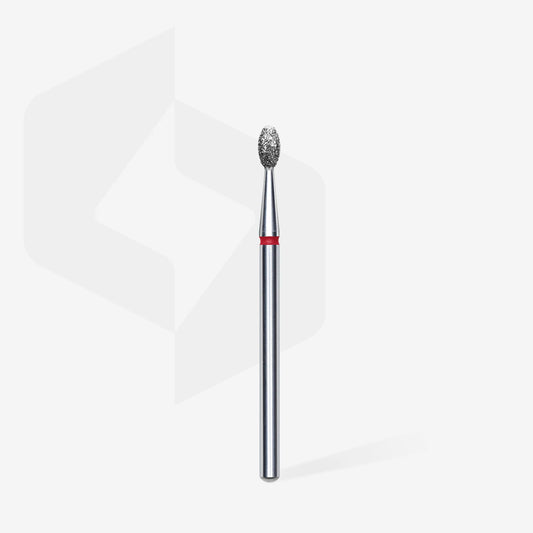 Staleks  Punta diamantata per unghie rosso oliva EXPERT diametro 2,5 mm / parte operativa 5 mm