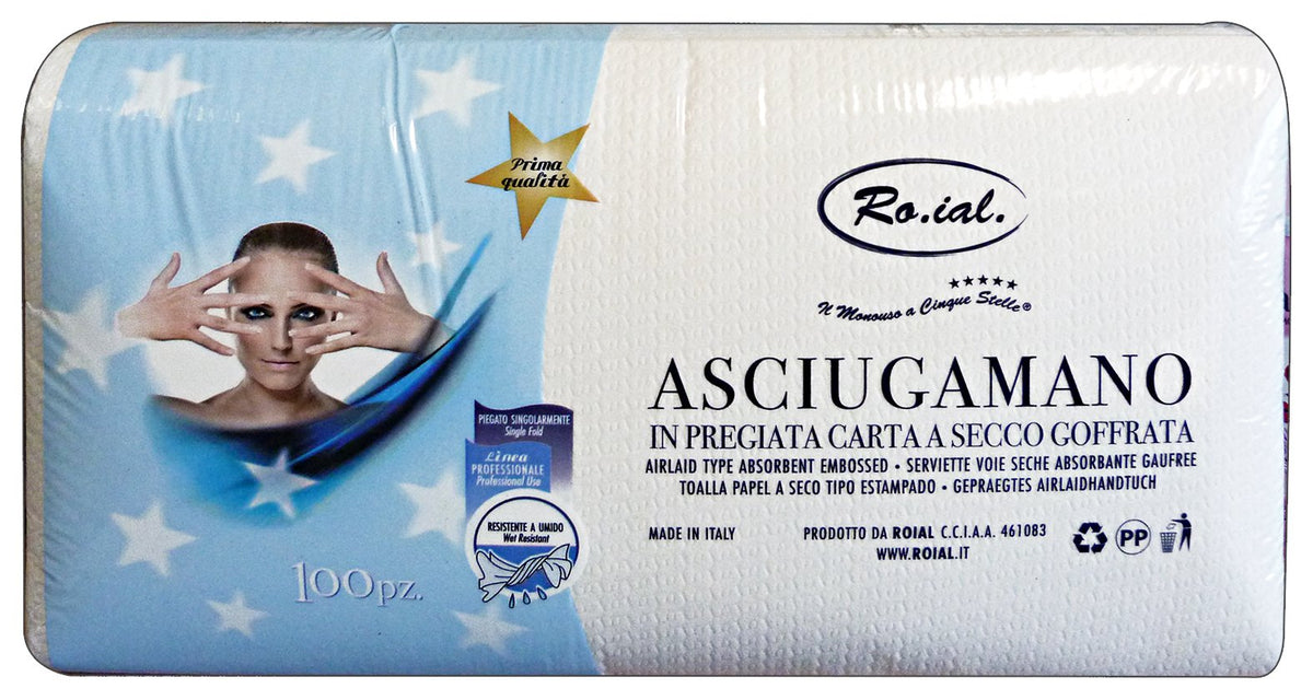 Asciugamano 45x80 C.A.S. Goffrato – Confezione da 100 pezzi