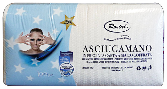 Asciugamano 45x80 C.A.S. Goffrato – Confezione da 100 pezzi