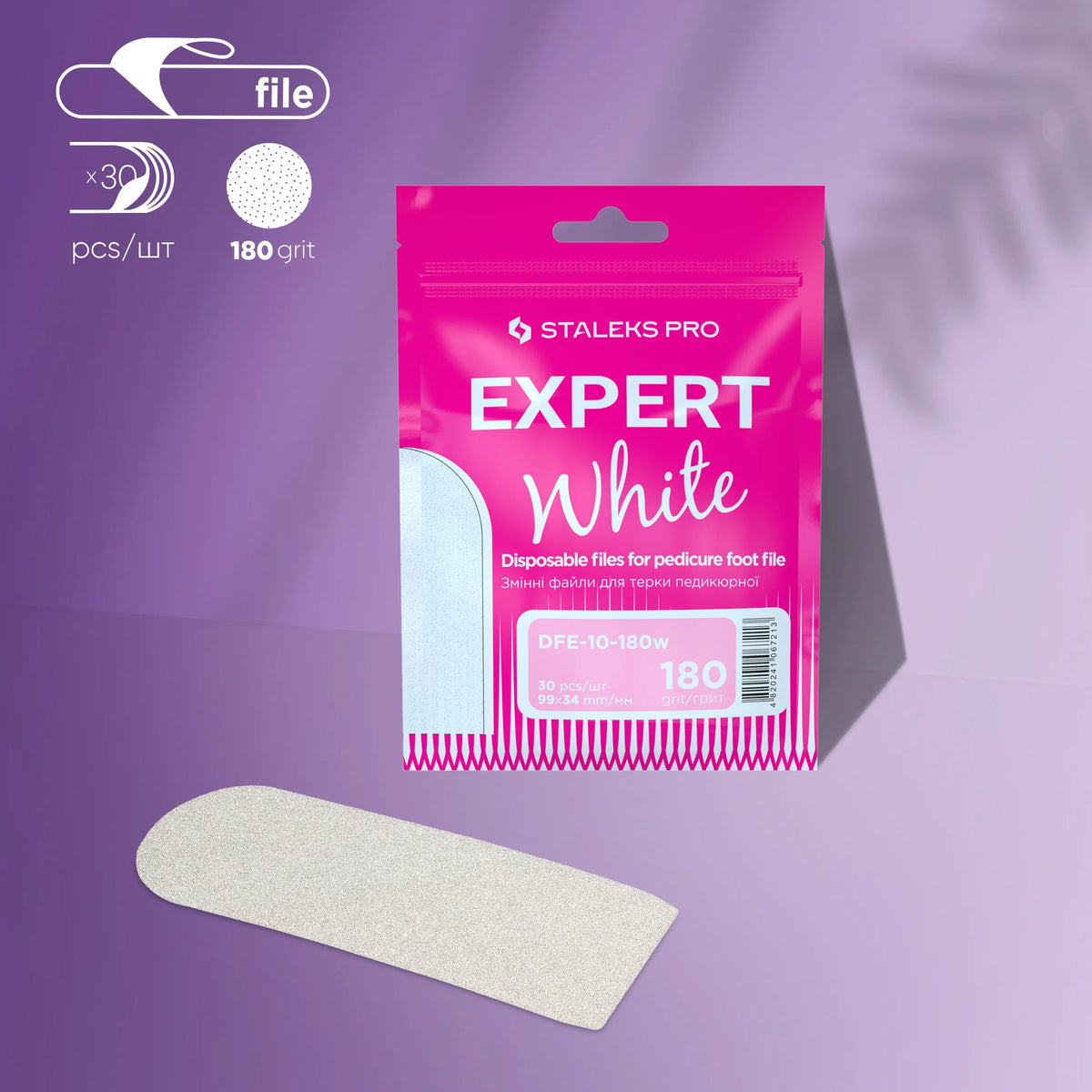 Ricambi adesivi per Raspa in metallo EXPERT 10 - Grana 180 (30 pezzi)