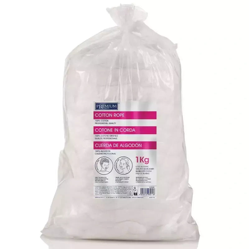 Cotone 100% idrofilo in corda confezione 1 kg xanitalia