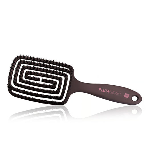 PLUM BRUSH SPAZZOLA RETTANGOLARE PER CAPELLI SPESSI -NORMALI SETOLE MISTE NYLON-CINGHIALE