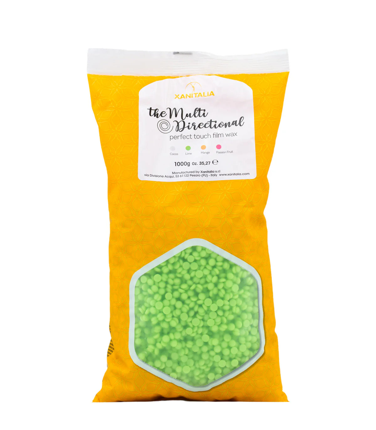 Multidirezionale tropical film wax lime 1000 gr - Xanitalia