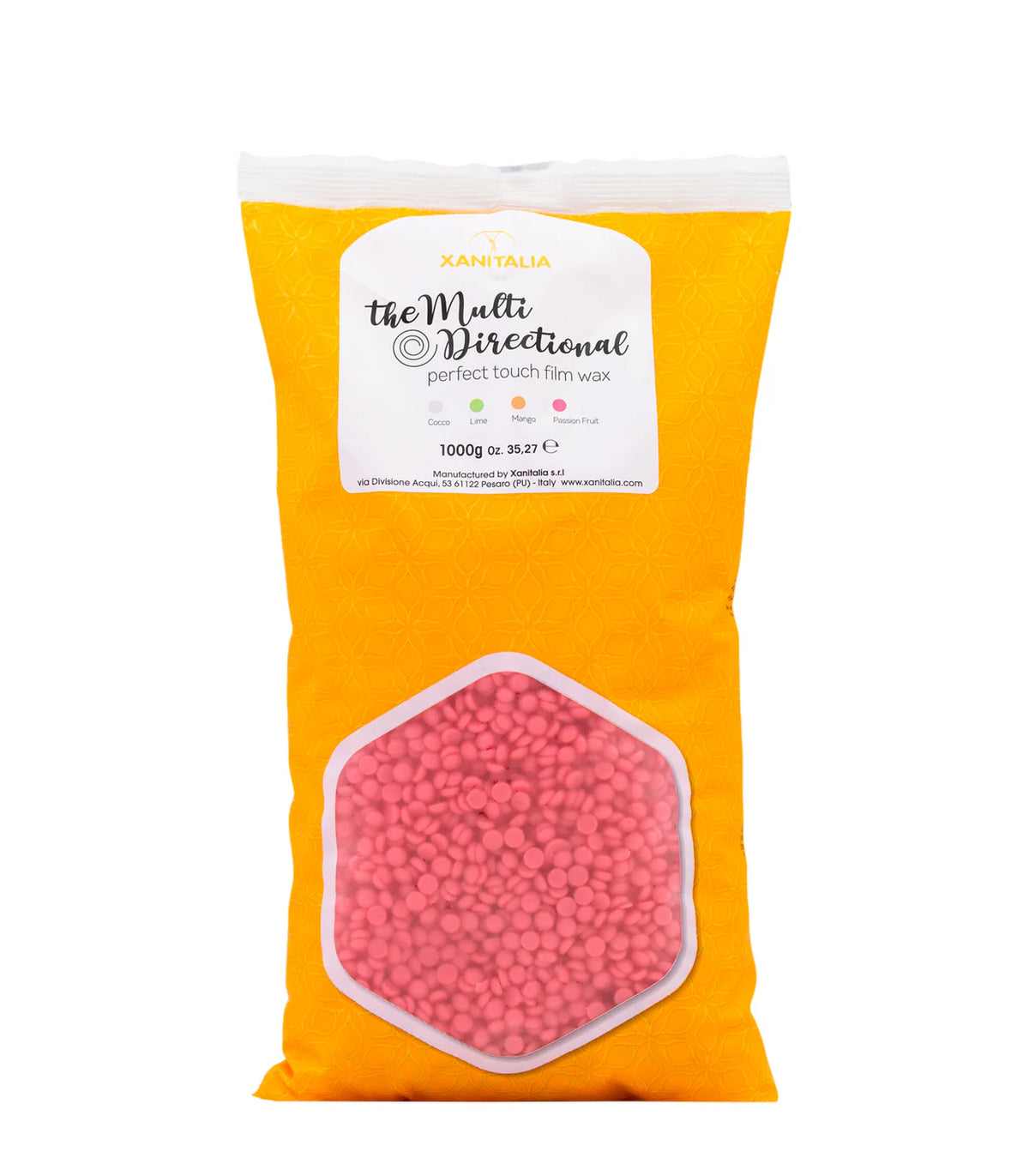 Multidirezionale tropical film wax passion fruit 1000 gr - Xanitalia