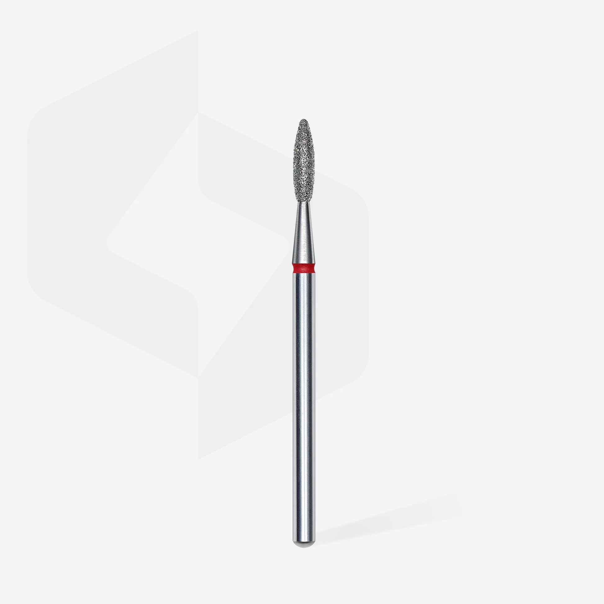 Staleks Punta diamantata Fiamma, rosso, diametro 2.1 mm - lunghezza punta 8 mm