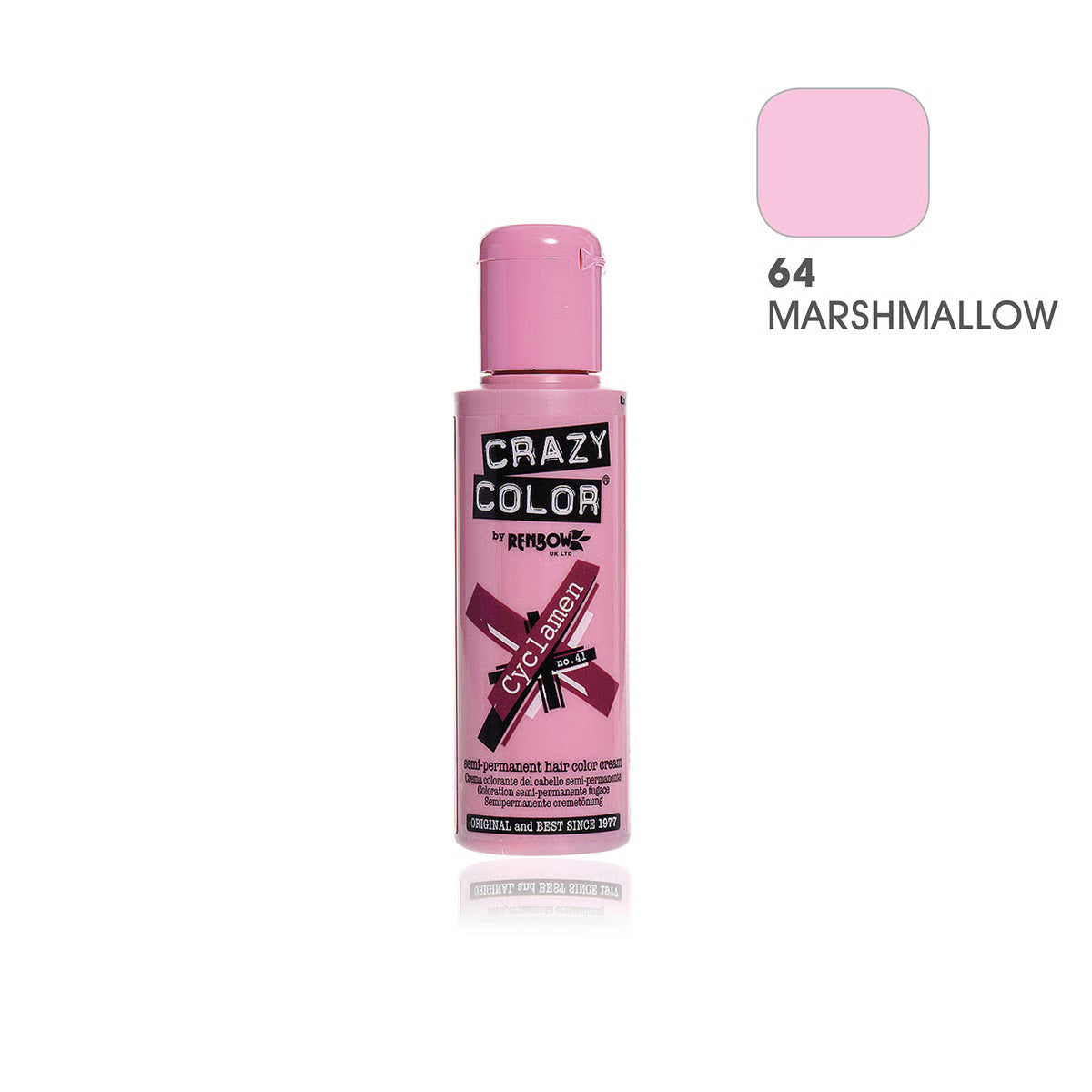 Crema Colorante Semipermanente Crazy Color n.64 Marshmallow