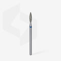 Staleks  Punta diamantata Fiamma, blu, diametro 2.3 mm - lunghezza punta 10 mm