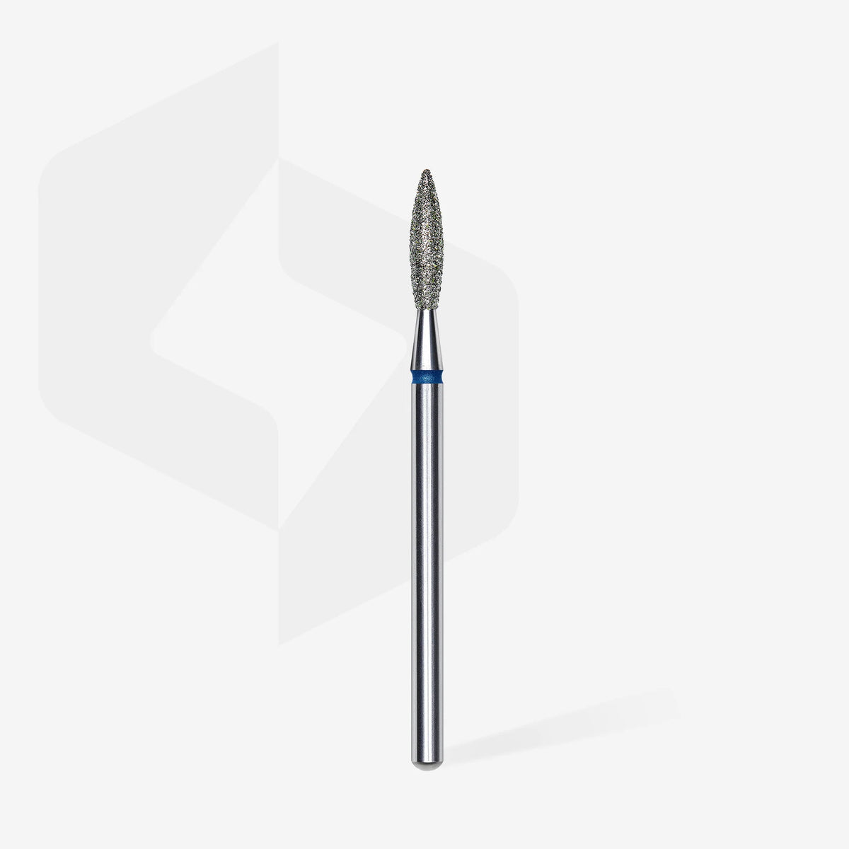 Staleks  Punta diamantata Fiamma, blu, diametro 2.3 mm - lunghezza punta 10 mm