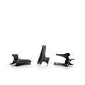 PINZA IN PLASTICA SATINATA NERA CONF. 12 PZ