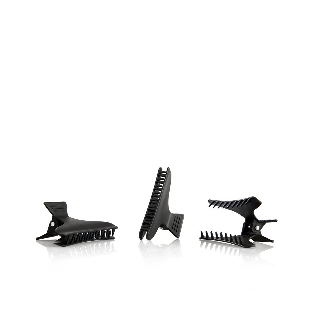 PINZA IN PLASTICA SATINATA NERA CONF. 12 PZ
