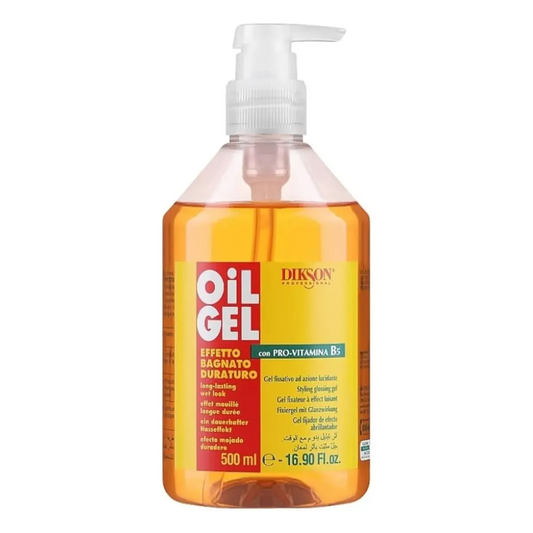 DIKSON Olio Gel Fissativo ad Azione Lucidante Effetto Bagnato 500 ml