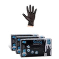 Ro.ial Guanti in Nitrile Strong Neri – Taglia S – 100 Pezzi