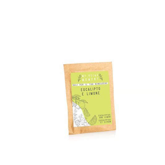 SALI DA BAGNO E PEDILUVIO ALL'EUCALIPTO E LIMONE BUSTA 50 GR
