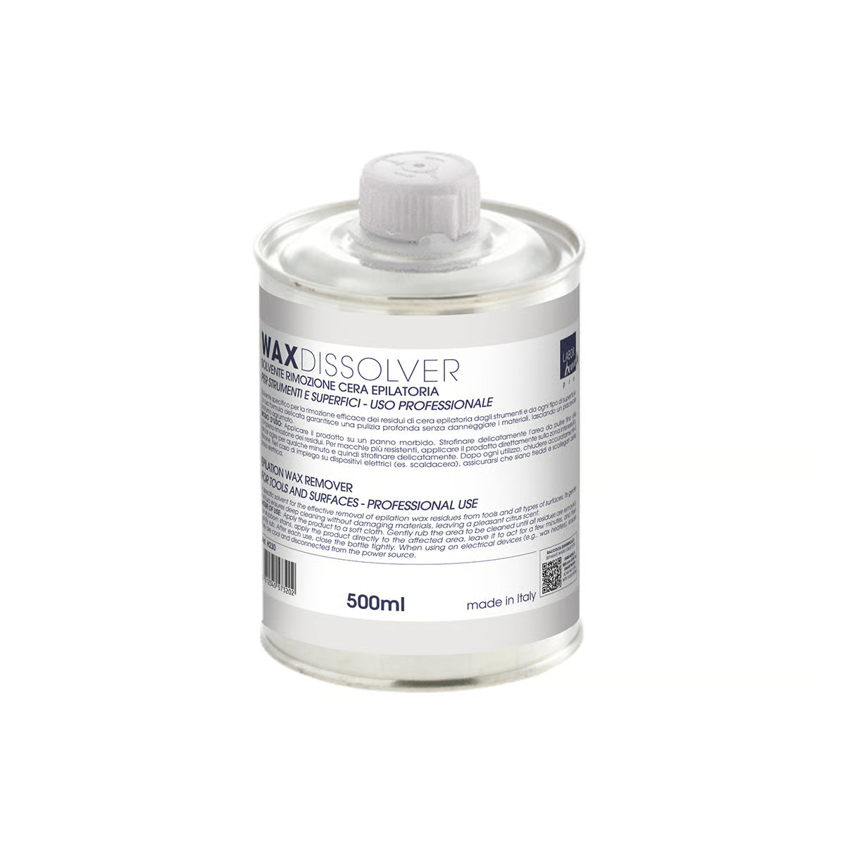 WAX DISSOLVER SOLVENTE RIMOZIONE CERA EPILATORIA PER STRUMENTI E SUPERFICI 500ML