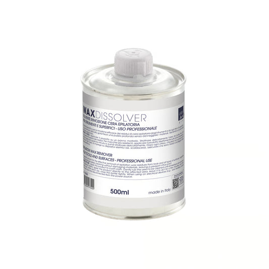 WAX DISSOLVER SOLVENTE RIMOZIONE CERA EPILATORIA PER STRUMENTI E SUPERFICI 500ML