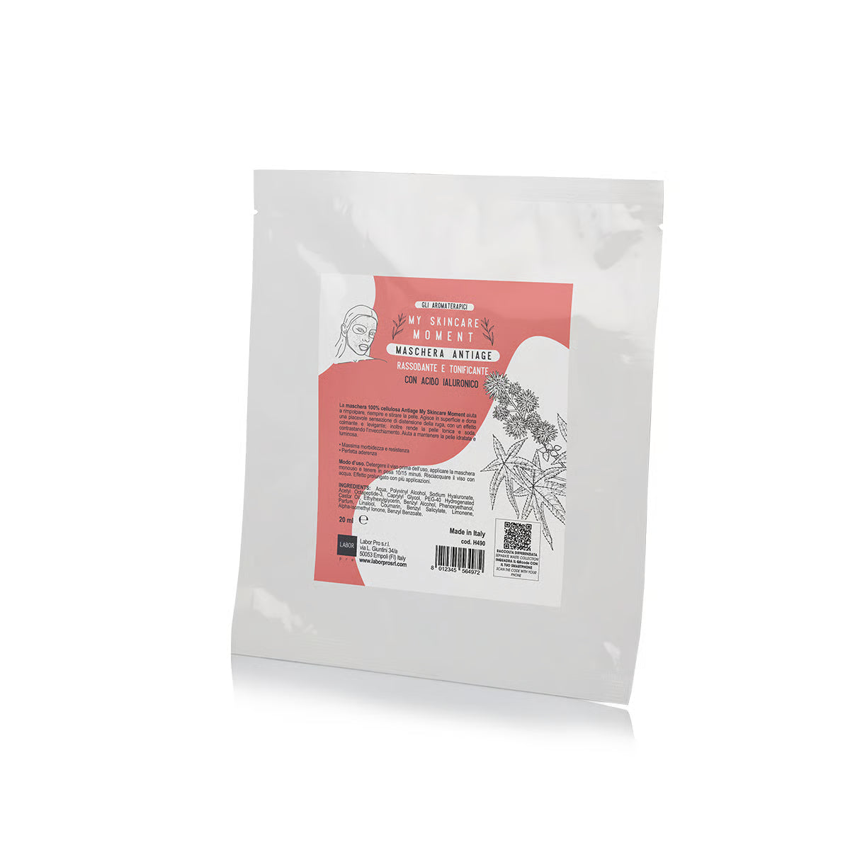 MASCHERA VISO CELLULOSA -ANTIAGE