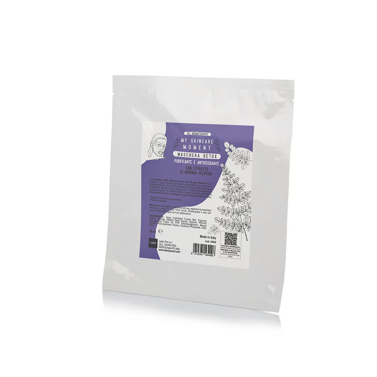 MASCHERA VISO CELLULOSA - DETOX