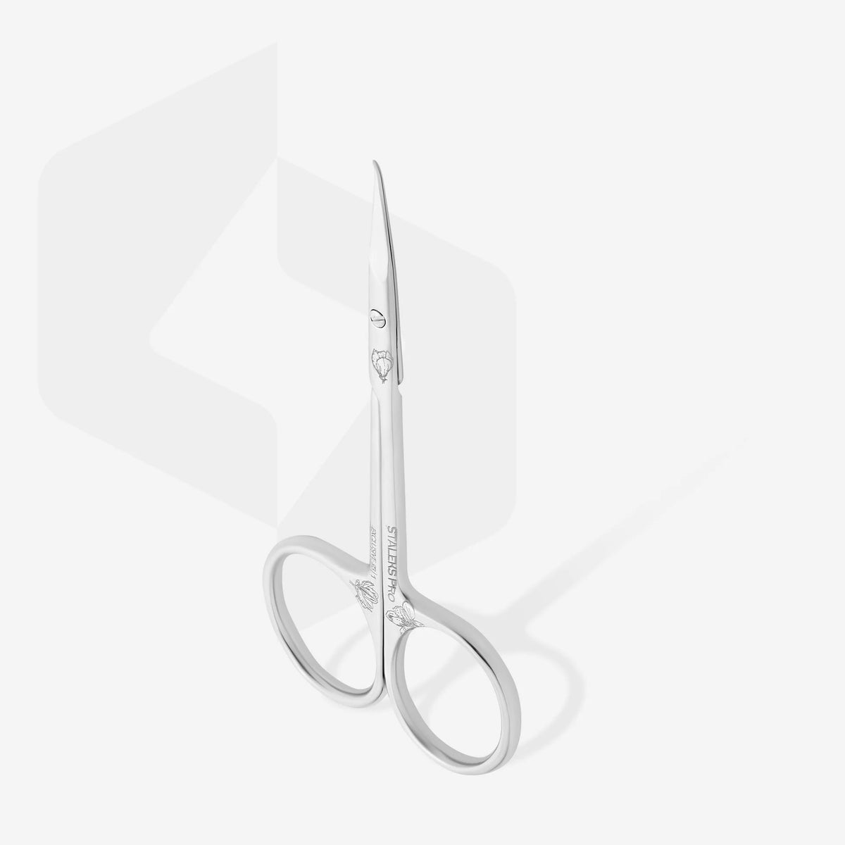 Staleks Forbici Professionali per Cuticole con "Uncino" Exclusive 23 – Misura 1 Magnolia