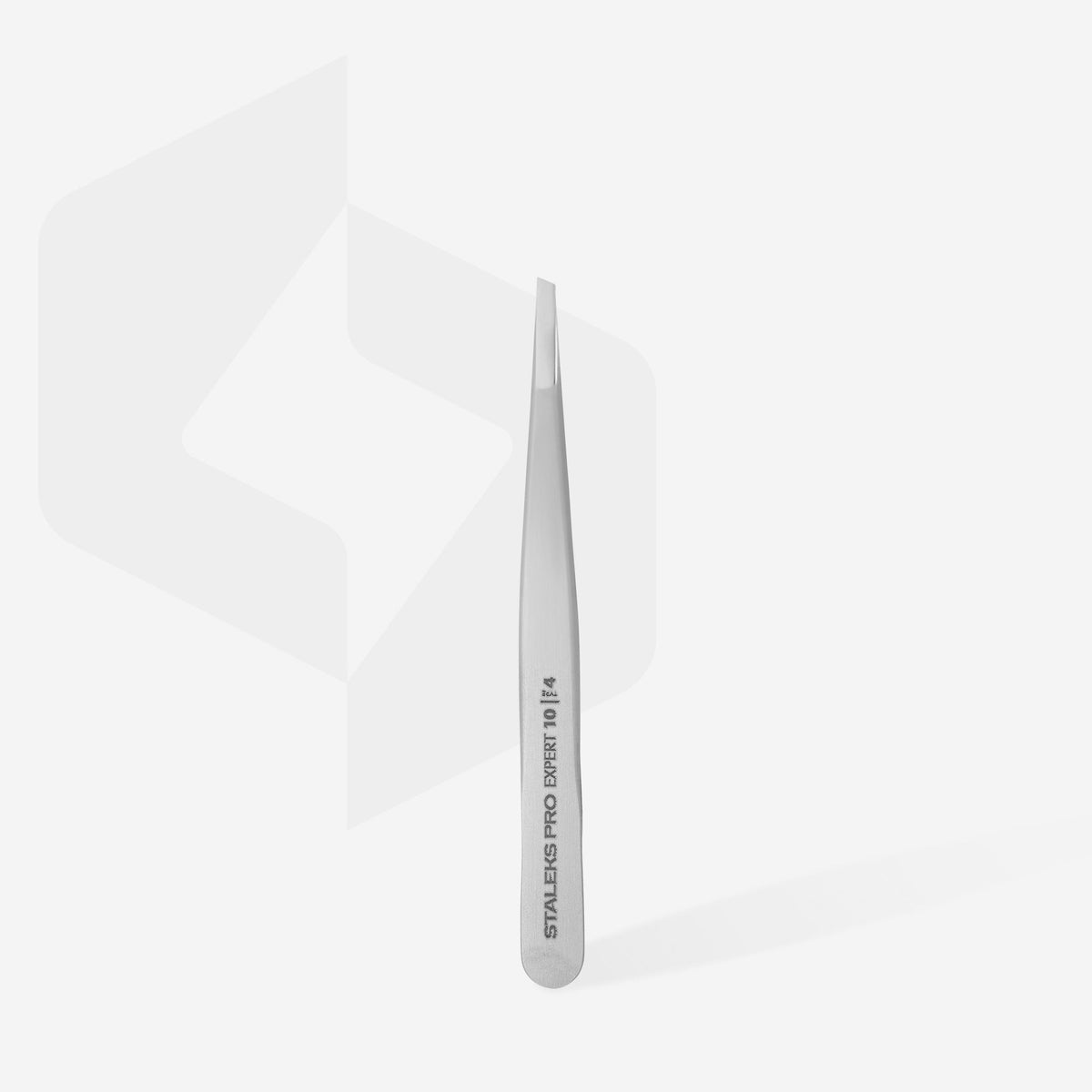 Staleks Pinzetta per Sopracciglia Expert 10 Tipo 4 – Bordi Smussati Stretti