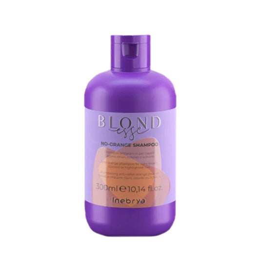 INEBRYA Blondesse Shampoo Anti-Arancio per Capelli Castano Chiari, Colorati o Schiariti 300 ml