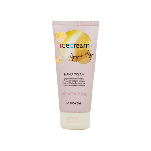 INEBRYA Ice Cream Argan Age Crema Mani Protettiva con Olio di Argan 100 ml