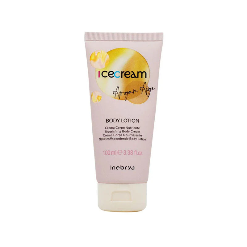 INEBRYA Ice Cream Argan Age Crema Corpo Nutriente con Olio di Argan 100 ml