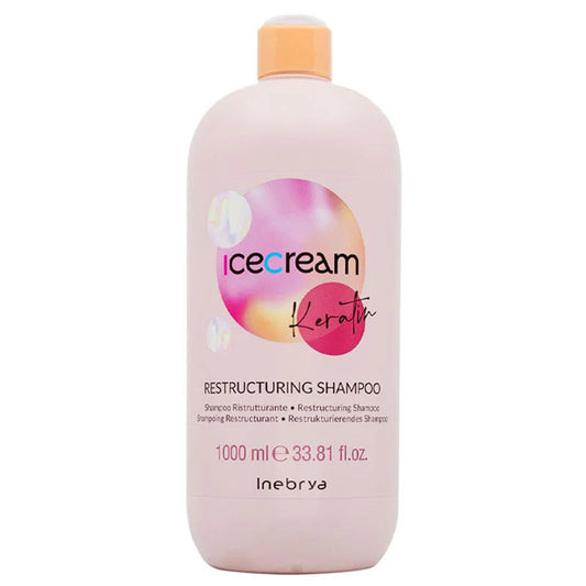 INEBRYA Ice Cream Keratin Shampoo Ristrutturante alla Cheratina 1000 ml