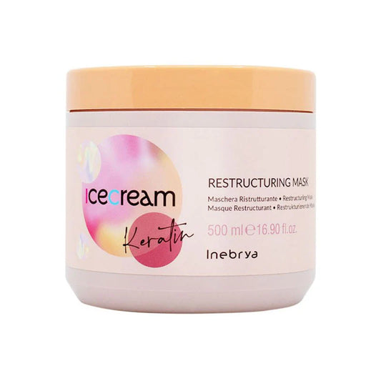 INEBRYA Ice Cream Keratin Maschera Ristrutturante alla Cheratina 500 ml
