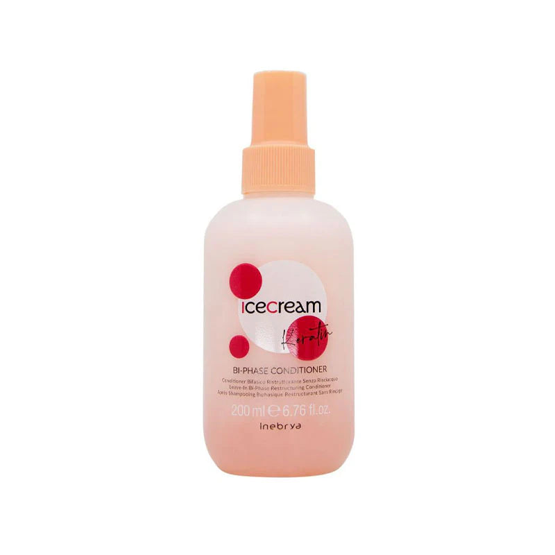 INEBRYA Ice Cream Balsamo Alla Cheratina Bifasico Ristrutturante Senza Risciacquo 200 ml