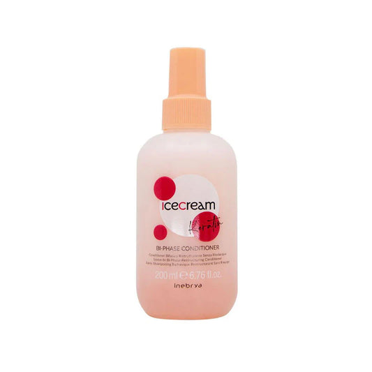 INEBRYA Ice Cream Balsamo Alla Cheratina Bifasico Ristrutturante Senza Risciacquo 200 ml