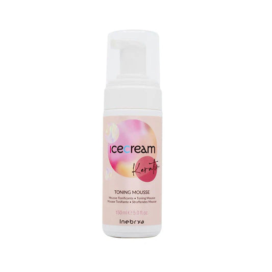 Ice Cream Keratin Mousse Tonificante ad Azione Rigenerante – 150 ml