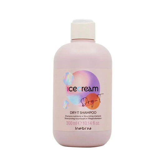Inebrya Ice Cream Dry-T Shampoo Nutriente per Capelli Secchi, Crespi e Trattati 300 ml