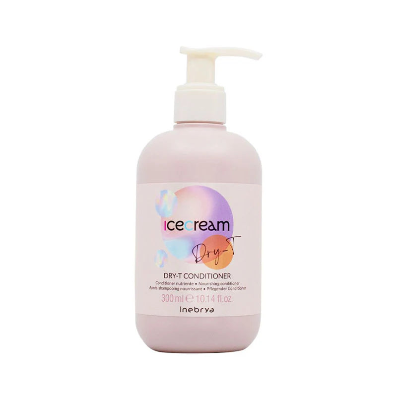 INEBRYA Ice Cream Dry-T Conditioner Nutriente per Capelli Secchi, Crespi e Trattati 300 ml