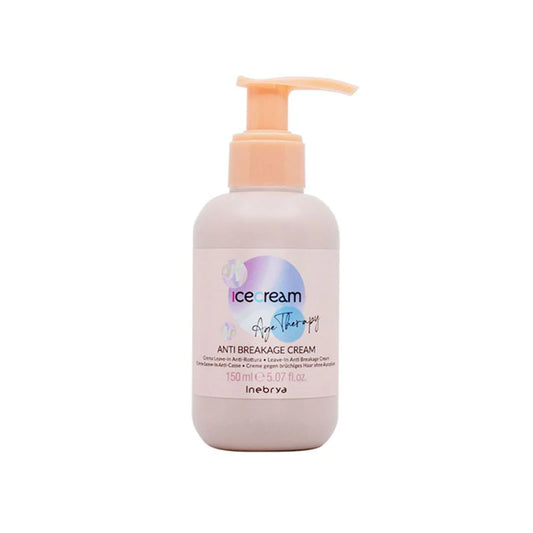 INEBRYA Ice Cream Age Therapy Crema Leave-In Antirottura per Capelli Maturi, Porosi e Trattati 150 ml