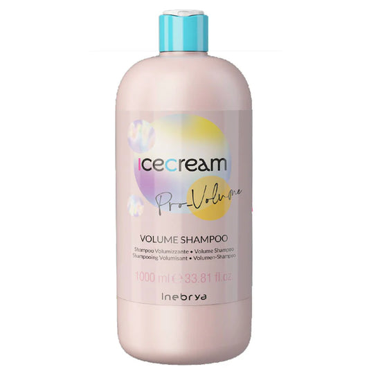 INEBRYA Ice Cream Pro-Volume Shampoo Volumizzante per Capelli Sottili e Senza Tono 1000 ml