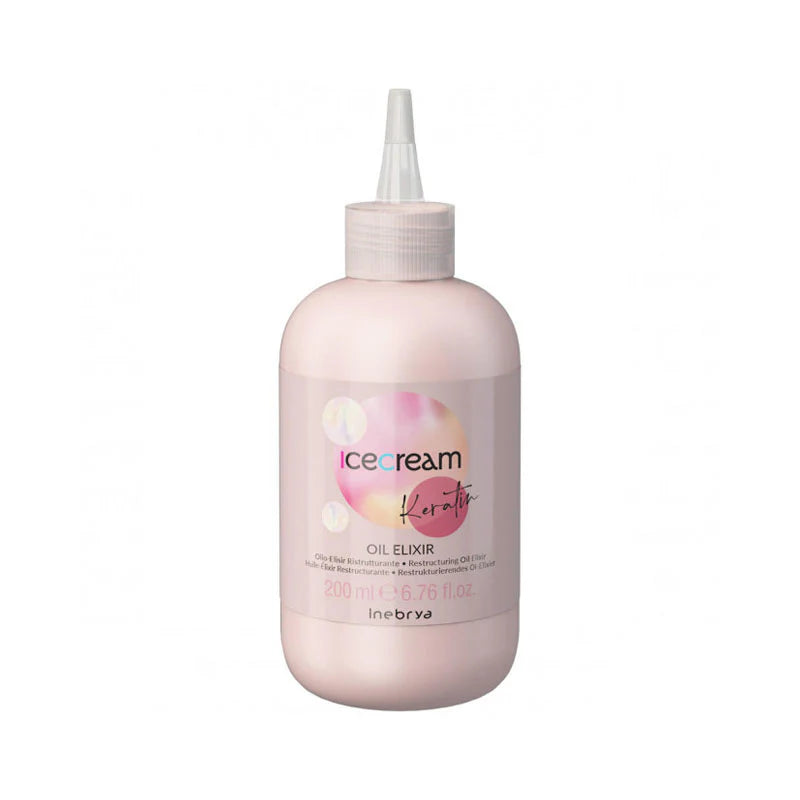 Inebrya Ice Cream Keratin Olio-Elisir Ristrutturante alla Cheratina 200 ml