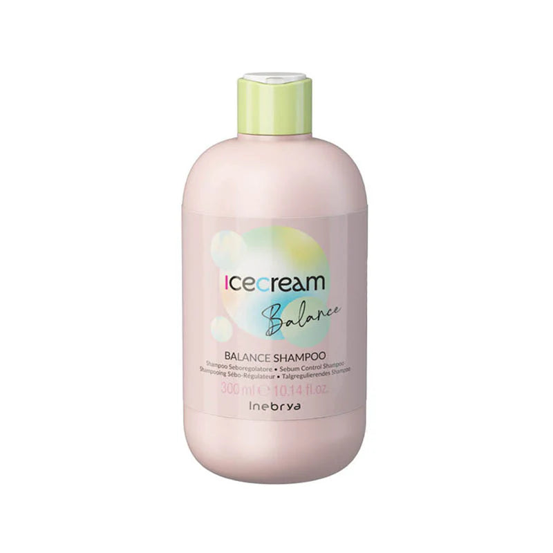 Inebrya Ice Cream Balance Shampoo Seboregolatore Per Cute E Capelli Grassi 300 ml