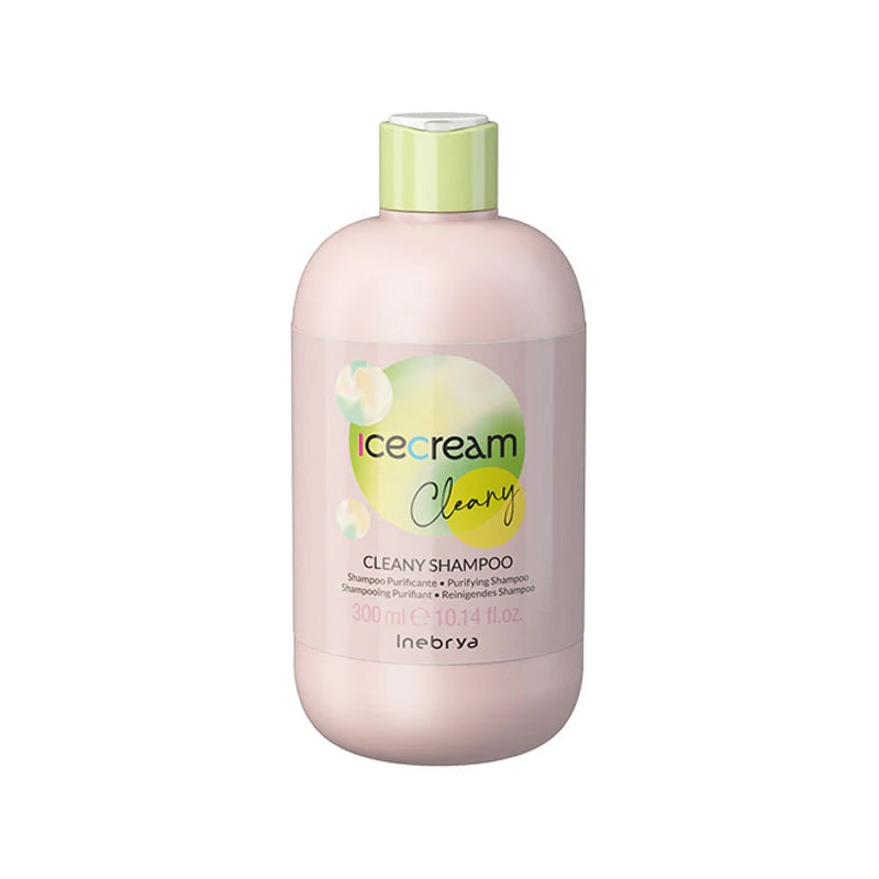 Inebrya Ice Cream Cleany Shampoo Purificante Ideale Per Cute Sensibile Ed Impura 300 ml