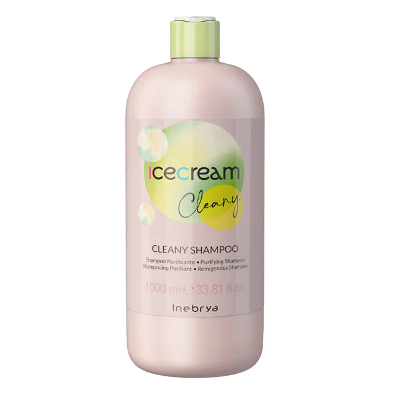Inebrya Ice Cream Cleany Shampoo Purificante Ideale Per Cute Sensibile Ed Impura 1000 ml
